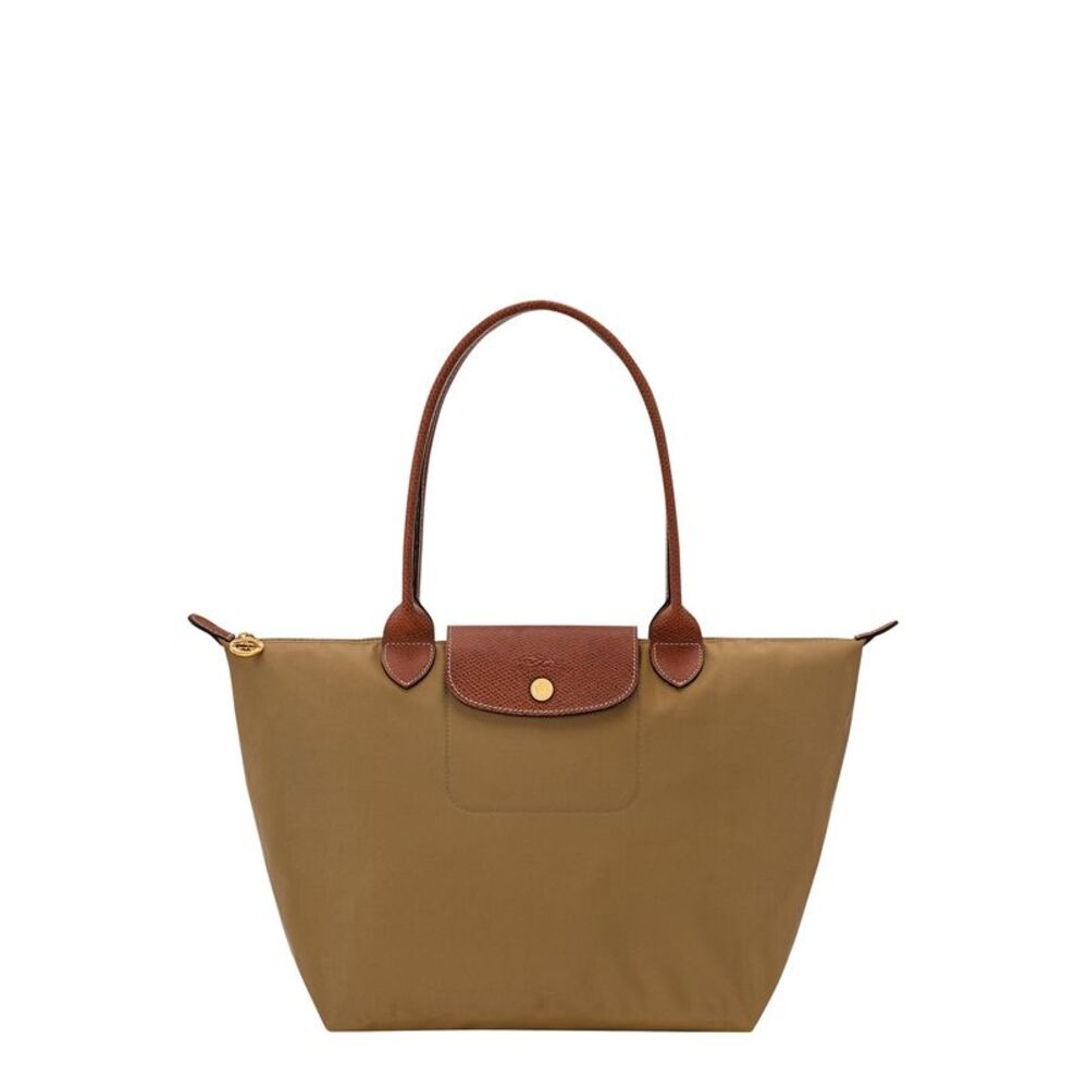 Longchamp Women Shoulder Bag With Zip Closure In Green For Women